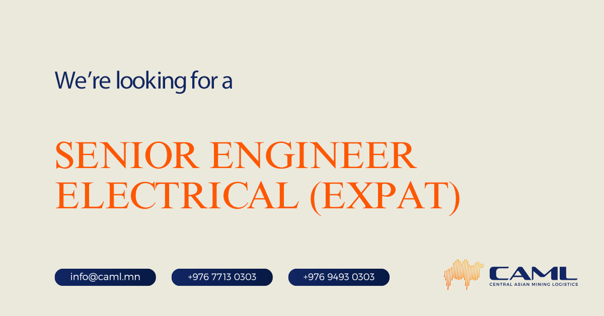 We are hiring a Senior Engineer Electrical (Expat)