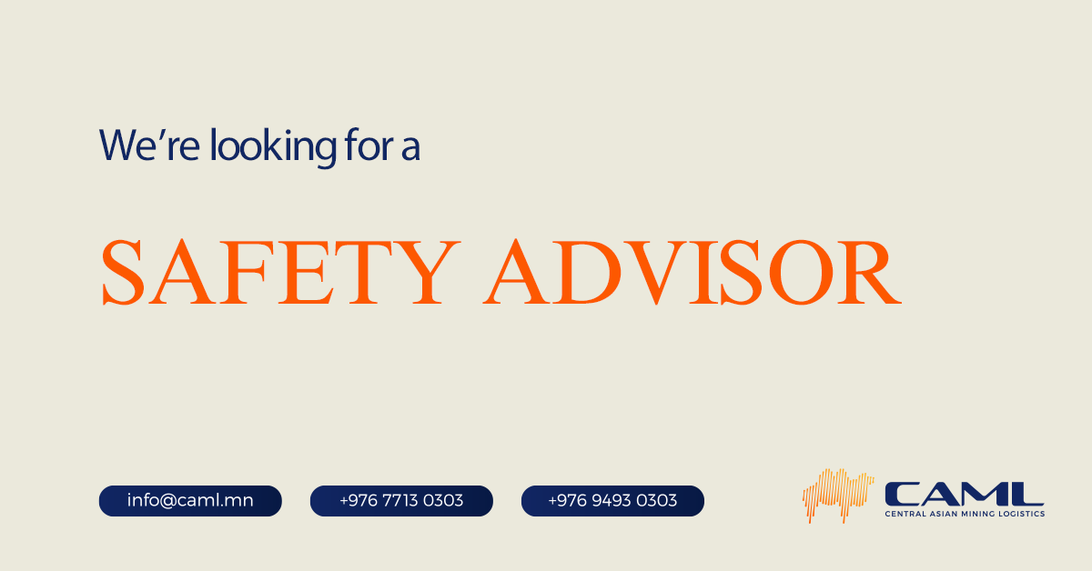 We are hiring an Advisor Safety