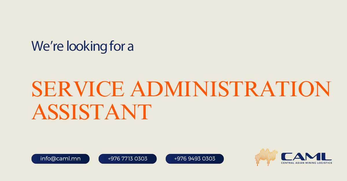 We are hiring Service Administration Assistant