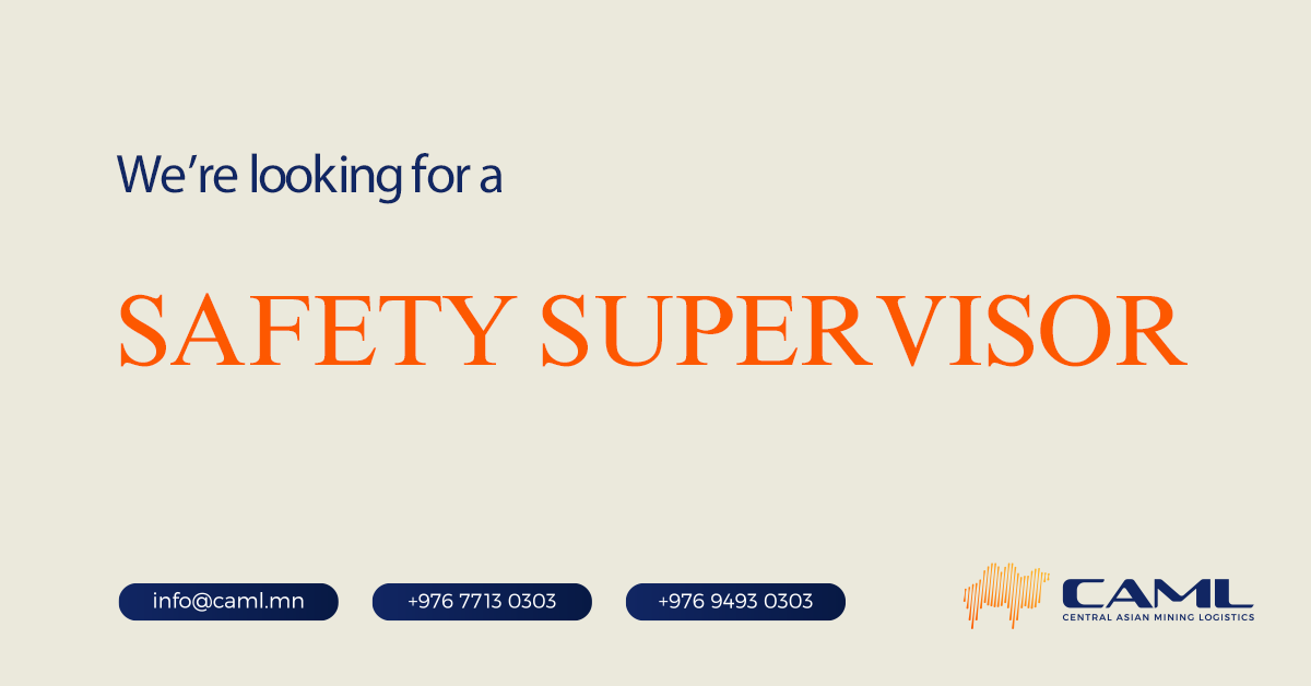 We are hiring a Safety Supervisor