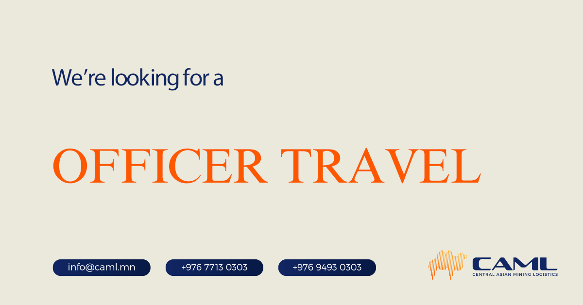 We are hiring an Officer Travel