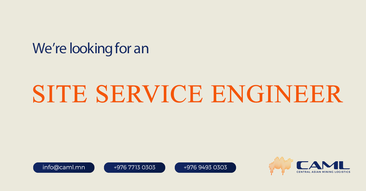 We are hiring a Site Service Engineer