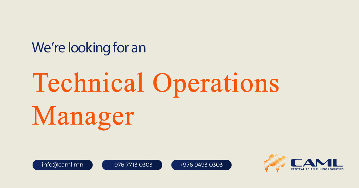 We are hiring a Technical Operations Manager