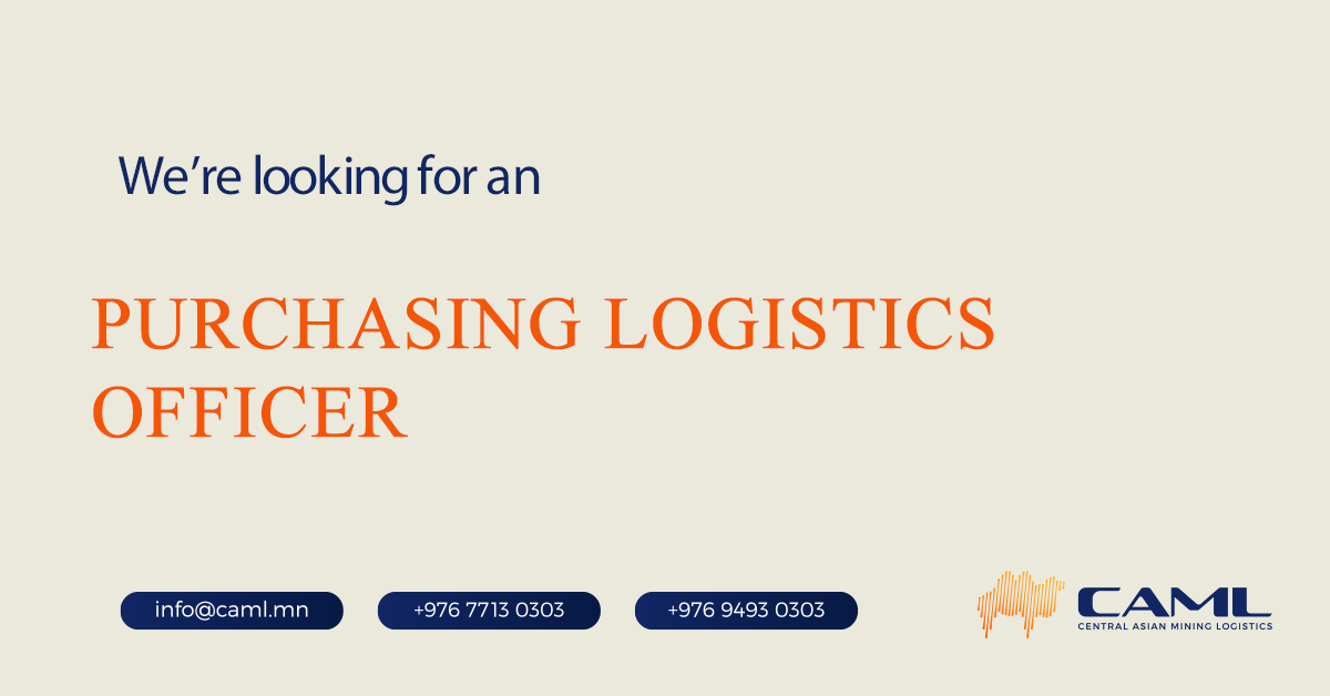 We are hiring a Purchasing Logistics Officer