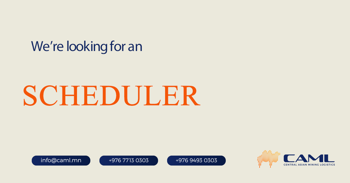 We are hiring a Scheduler