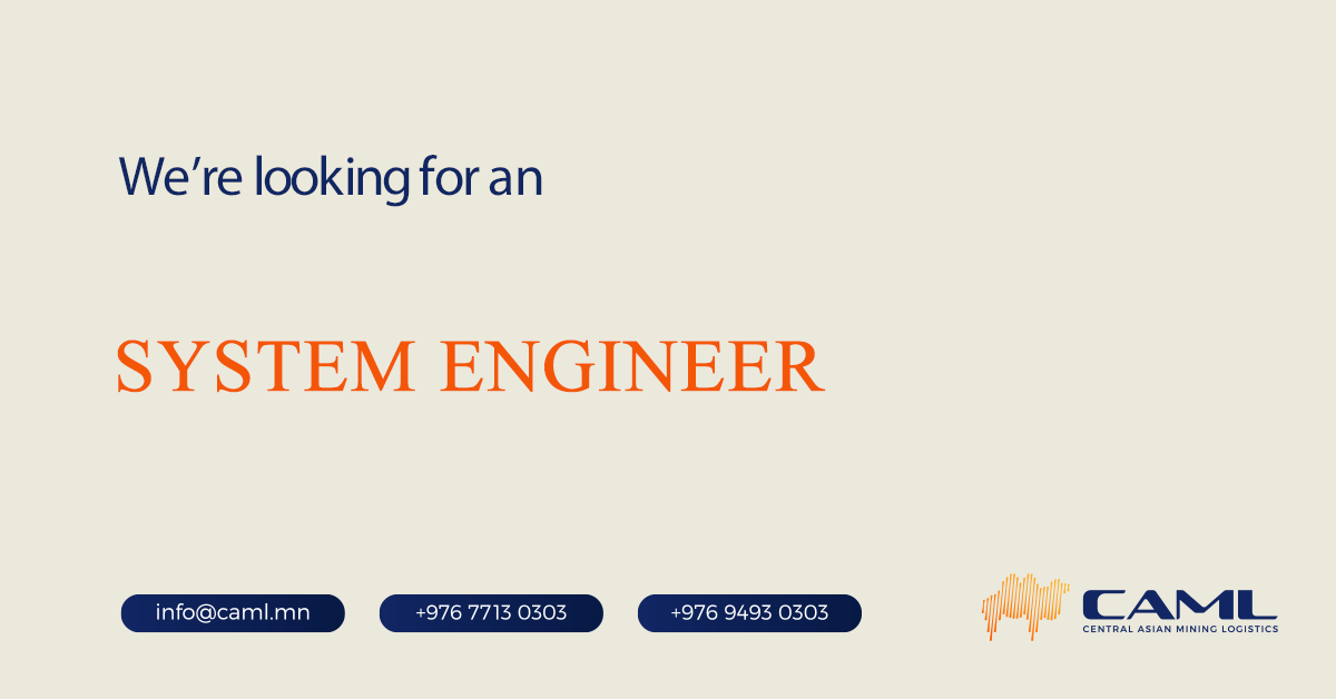 We are hiring a System Engineer