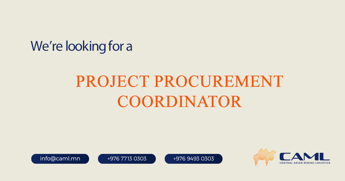 We are hiring a Project Procurement Coordinator