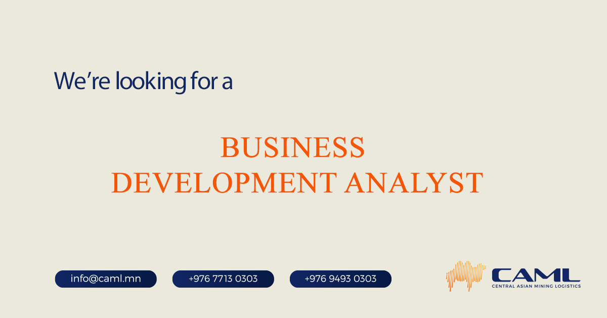 We are hiring a Business Development Analyst
