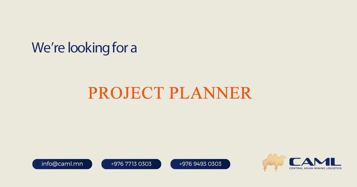 We are hiring a Planner Projects