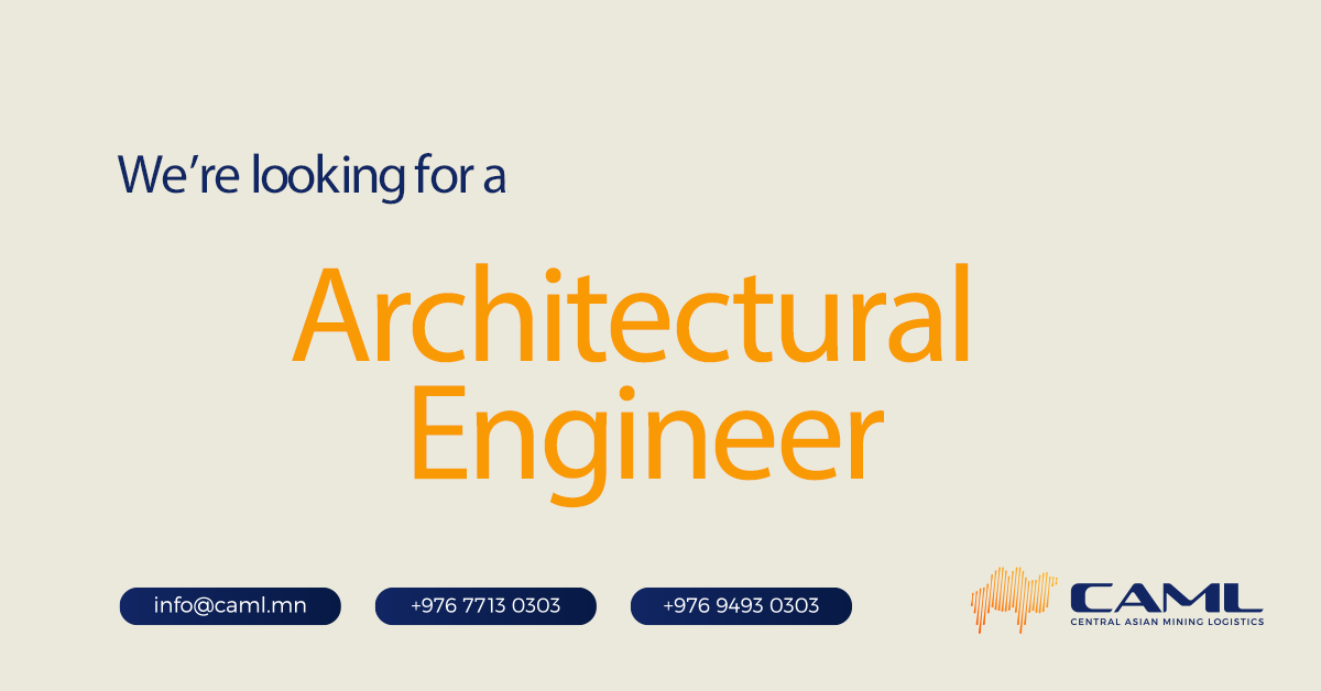 We are hiring an Architectural Engineer