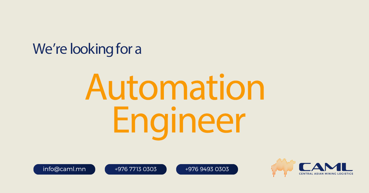 We are hiring an Automation engineer