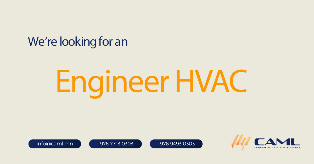 We are hiring an Engineer HVAC