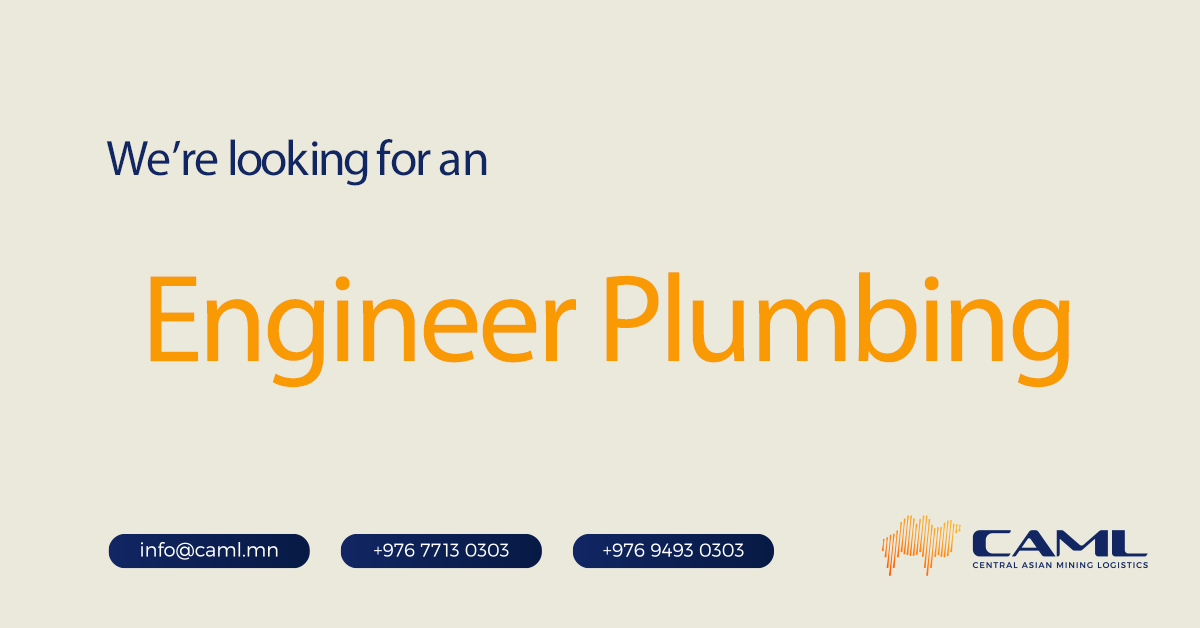 We are hiring an Engineer Plumbing