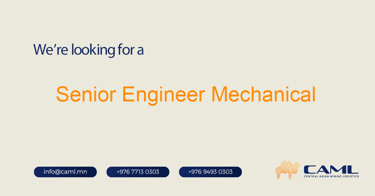 We are hiring a Senior Engineer Mechanical
